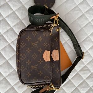 Louis Vuitton Multi Pochette Accessoires - Brown Monogram Bag